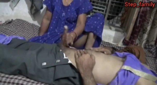 608px x 328px - Indian wife gives handjob to her husband - Porn Video at XXX Dessert Tube