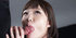 Hot Japanese gal swallows man's meat till her lungs