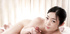 Naked Asian hottie satisfying guy with hands passionately