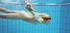 Blonde russian teenager underwater
