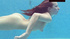 Romantic beautiful underwater teens showing petite pussy
