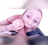 Hot blonde teen (18+) solo with step dad