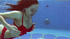 brunette russian swimming pool