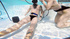 Hungarian swimming pool teen sucks dick