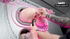 Young fresh female gloryhole masturbates