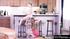 Shaved beautiful college girl eating pussy