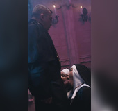 Horny naked girl sucks dick