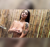 Nude young showing hot pussy