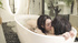 Slim exclusive girlfriend gives hand job outdoor