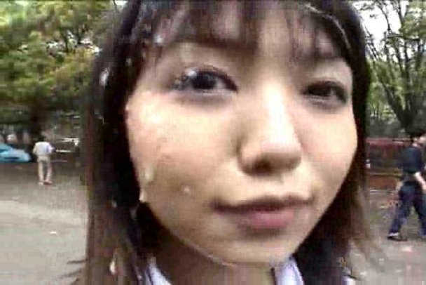 Asian Bukkake Smile - Public Outdoor Bukkake - Porn Video at XXX Dessert Tube