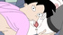 Horny Futurama bitches Amy and Turanga share cock