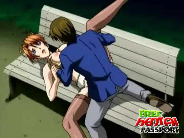 Anime fucked in park
