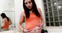 Pregnant in bubble bath video