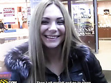 Hot chick with big boobs ducks video