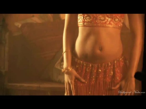 Bollywood dancing babe in red showing her sexy body with ...